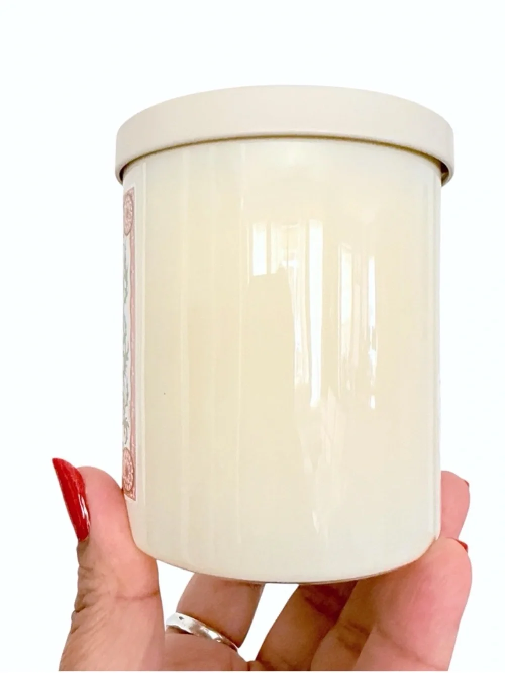 Leoben Company Lavender Bergamot Scented Candle - Cream